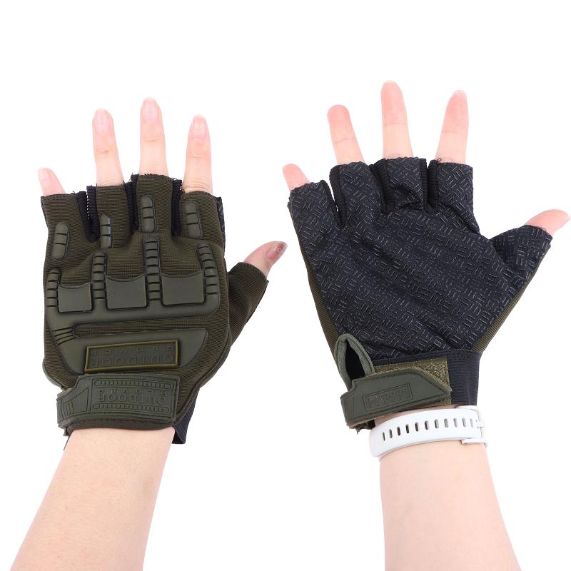 Breathable Half Finger Kids Gl - Running Gear Girls 评论和价格