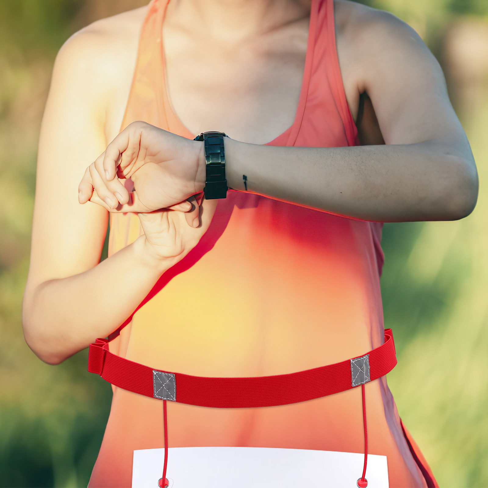 2Pcs Running Race Number Belt  - Running Gear Girls 评论和价格